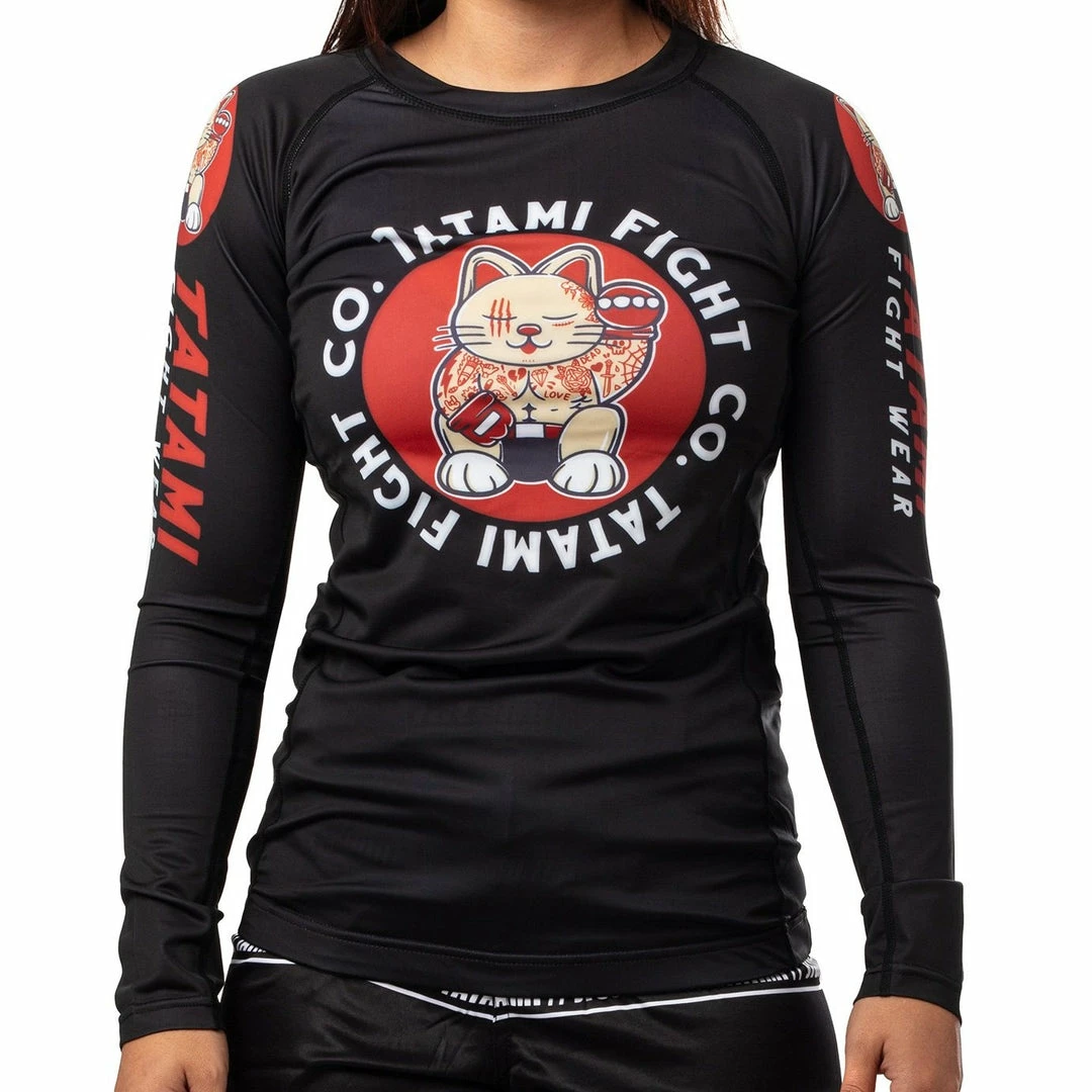 Rash Guards Tatami Fightwear Ladies Cat Fighter Rashguard Rash Guard (only XL Left) 1 Rash Guards Tatami Fightwear Ladies Cat Fighter Rashguard Rash Guard (only XL Left)