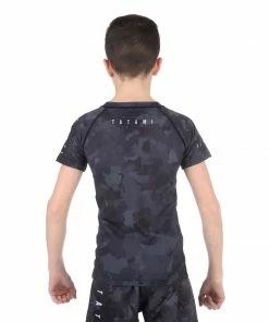 Tatami Fightwear Kids Stealth Short Sleeve Rash Guard Rashguard