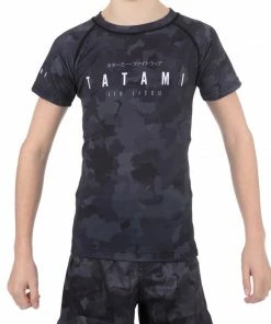 Tatami Fightwear Kids Stealth Short Sleeve Rash Guard Rashguard