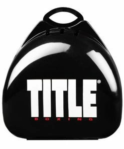 Title Boxing Deluxe Mouthguard Mouth Guard Case Black