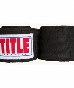 Title Boxing Classic Kids 108" Hand Wraps Handwraps Black