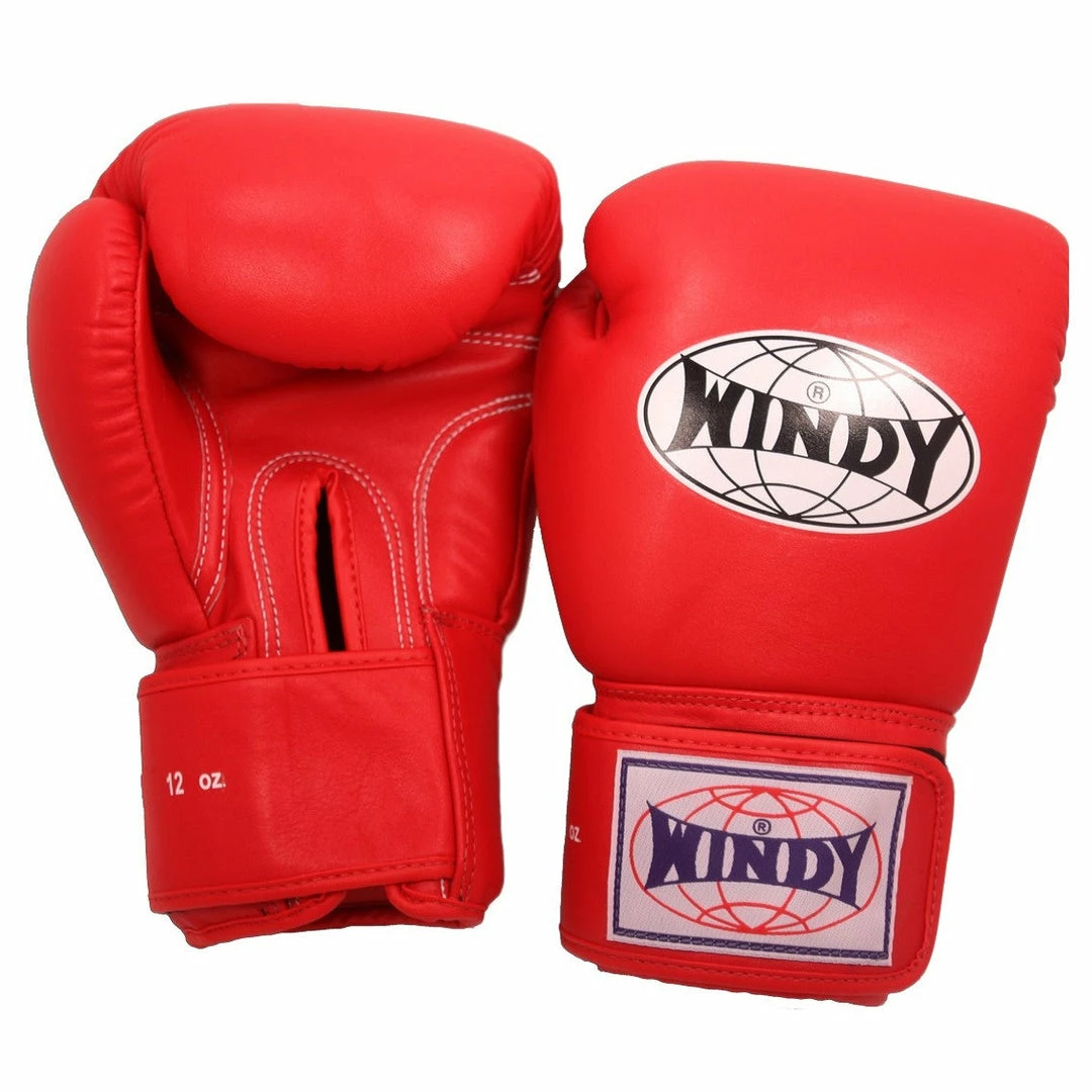 Windy BGVH Muay Thai Boxing Gloves Red 1 Windy BGVH Muay Thai Boxing Gloves Red